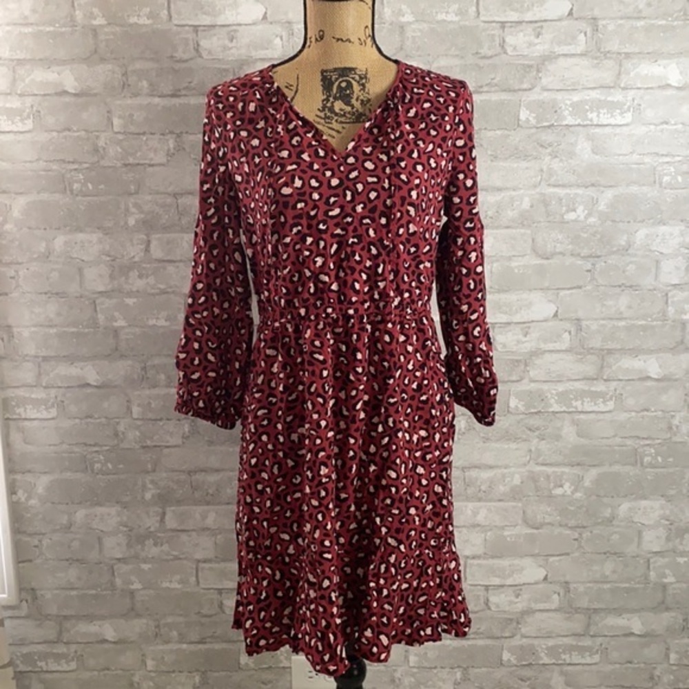Old Navy Leopard Dress Size Medium